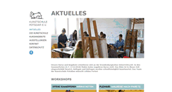 Desktop Screenshot of kunstschule-potsdam.de